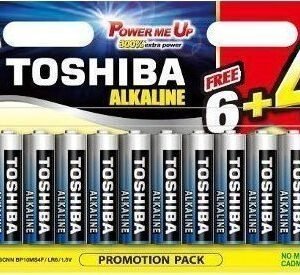 Toshiba Alkaline Μπαταρίες AA 1.5V 10τμχ