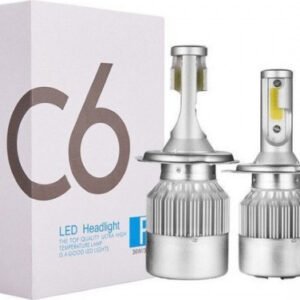 Λάμπες Αυτοκινήτου C6 H7 Canbus LED 6000K Ψυχρό Λευκό 9-30V 36W 2τμχ 23864