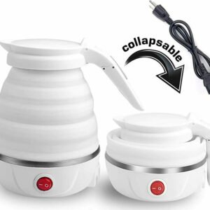 Travel Folding Electric Kettle Βραστήρας Ταξιδίου 600ml 750W Λευκός