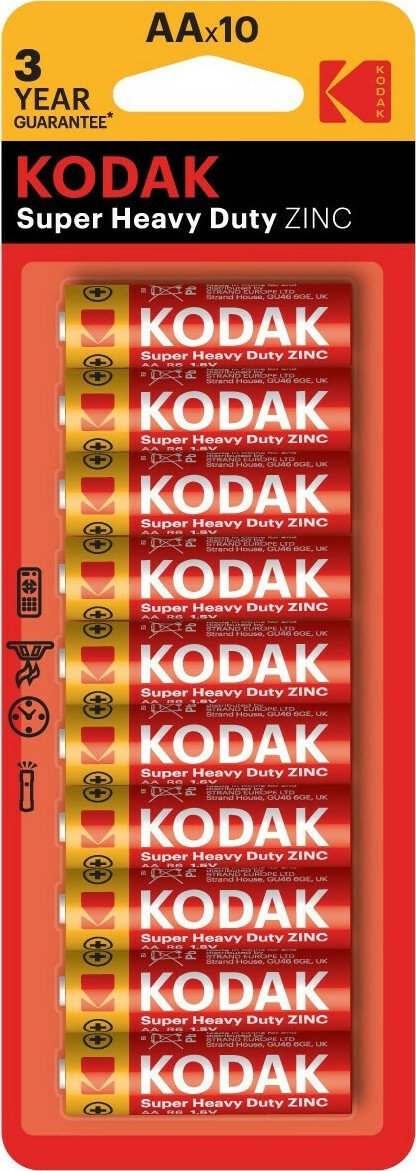Kodak Μπαταρία Zinc AA 1.8V 10τμχ