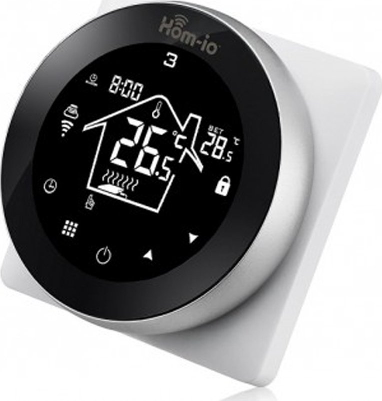 Hom-io Smart Wi-Fi Plus Ψηφιακός Θερμοστάτης Χώρου Smart με Wi-Fi