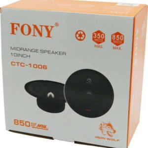 CTC-1006 Σετ Ηχεία Αυτοκινήτου 10" (Midrange)