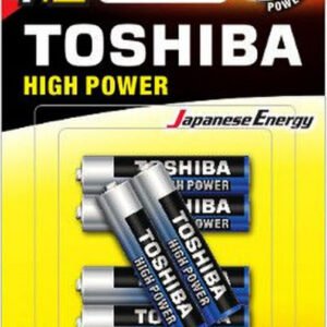 Toshiba High Power Αλκαλικές Μπαταρίες AAA 1.5V 6τμχ