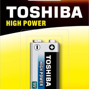 Toshiba High Power Αλκαλική Μπαταρία 9V 1τμχ