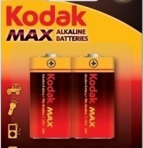Kodak Max Αλκαλικές Μπαταρίες C 1.5V 2τμχ