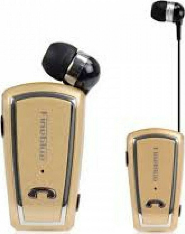 SPV Ακουστικό bluetooth handsfree χρυσό 30cm 80mAh 160 hours