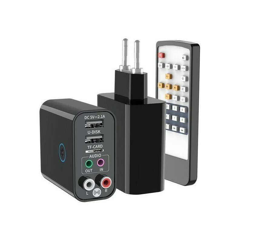 Andowl Κ16 Bluetooth 5.0 Receiver με θύρα εξόδου USB