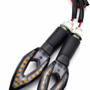 Φλας Μοτοσυκλέτας Πορτοκαλί LED 2τμχ 000.230.3888