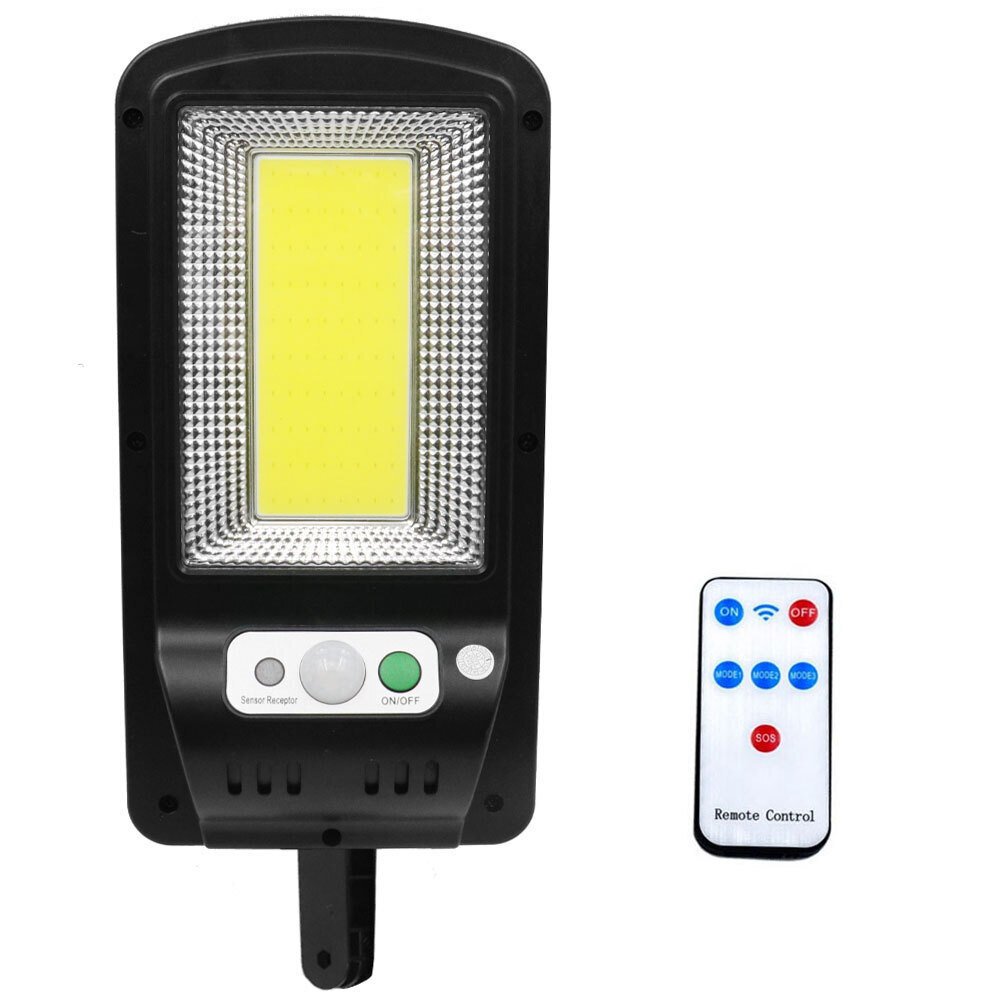 Επιτοίχιο Ηλιακό Φωτιστικό 50W Ψυχρό Λευκό 6500K με Αισθητήρα Κίνησης, Φωτοκύτταρο και Τηλεχειριστήριο IP66 JT-TYCOB-50W
