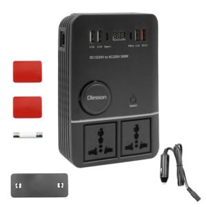SPV Αντιστροφέας Αυτοκινήτου 200W για Μετατροπή 12V DC σε 220V AC με 4xUSB