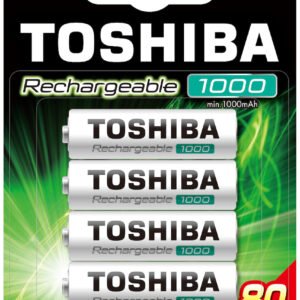 Toshiba Επαναφορτιζόμενες Μπαταρίες AA 1000mAh 4τμχ
