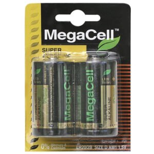 Megacell Αλκαλικές Μπαταρίες D 1.5V 2τμχ 4-1