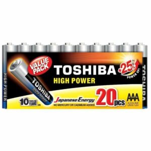 Toshiba High Power Αλκαλικές Μπαταρίες AAA 1.5V 20τμχ