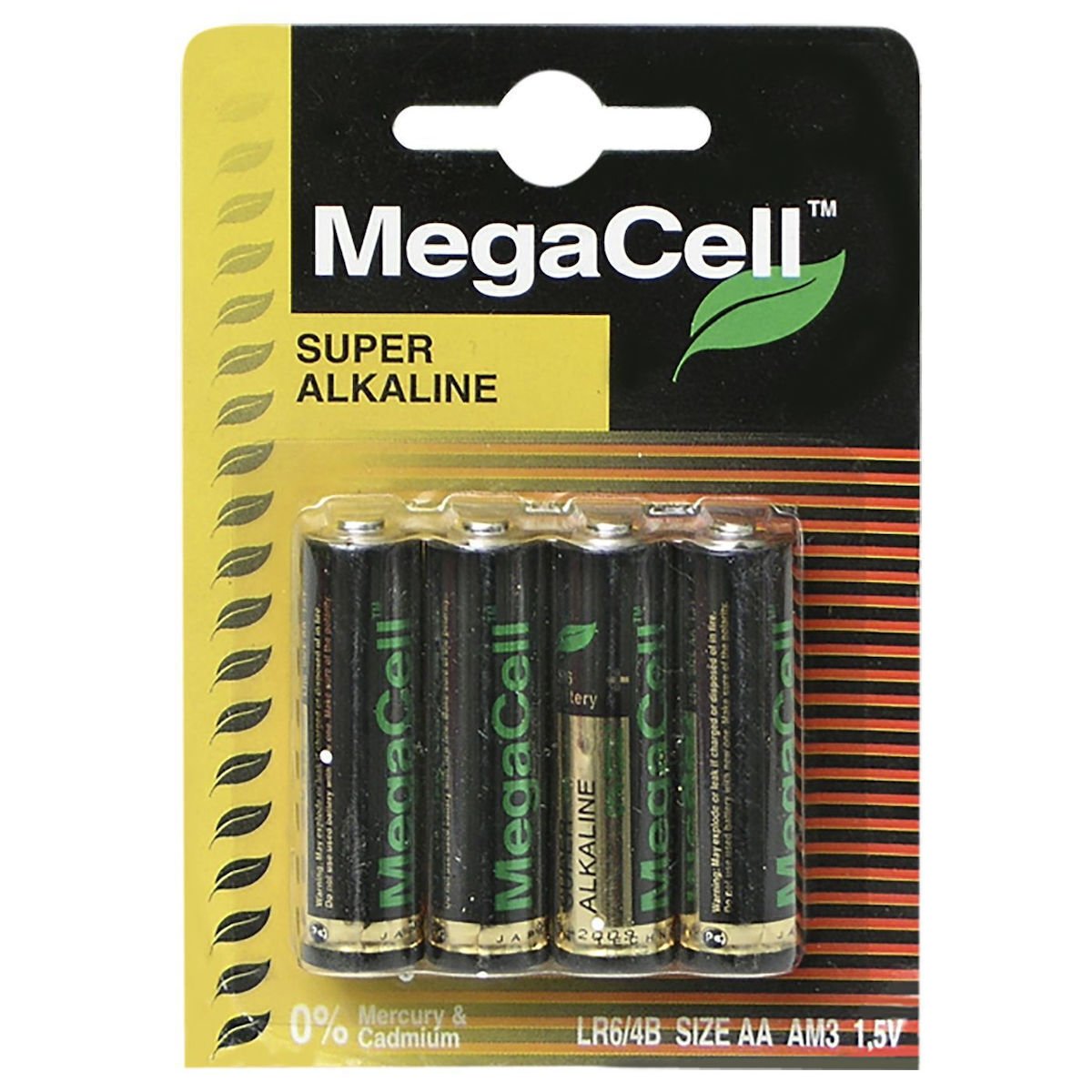 Megacell Αλκαλικές Μπαταρίες AA 1.5V 4τμχ (40 pack)