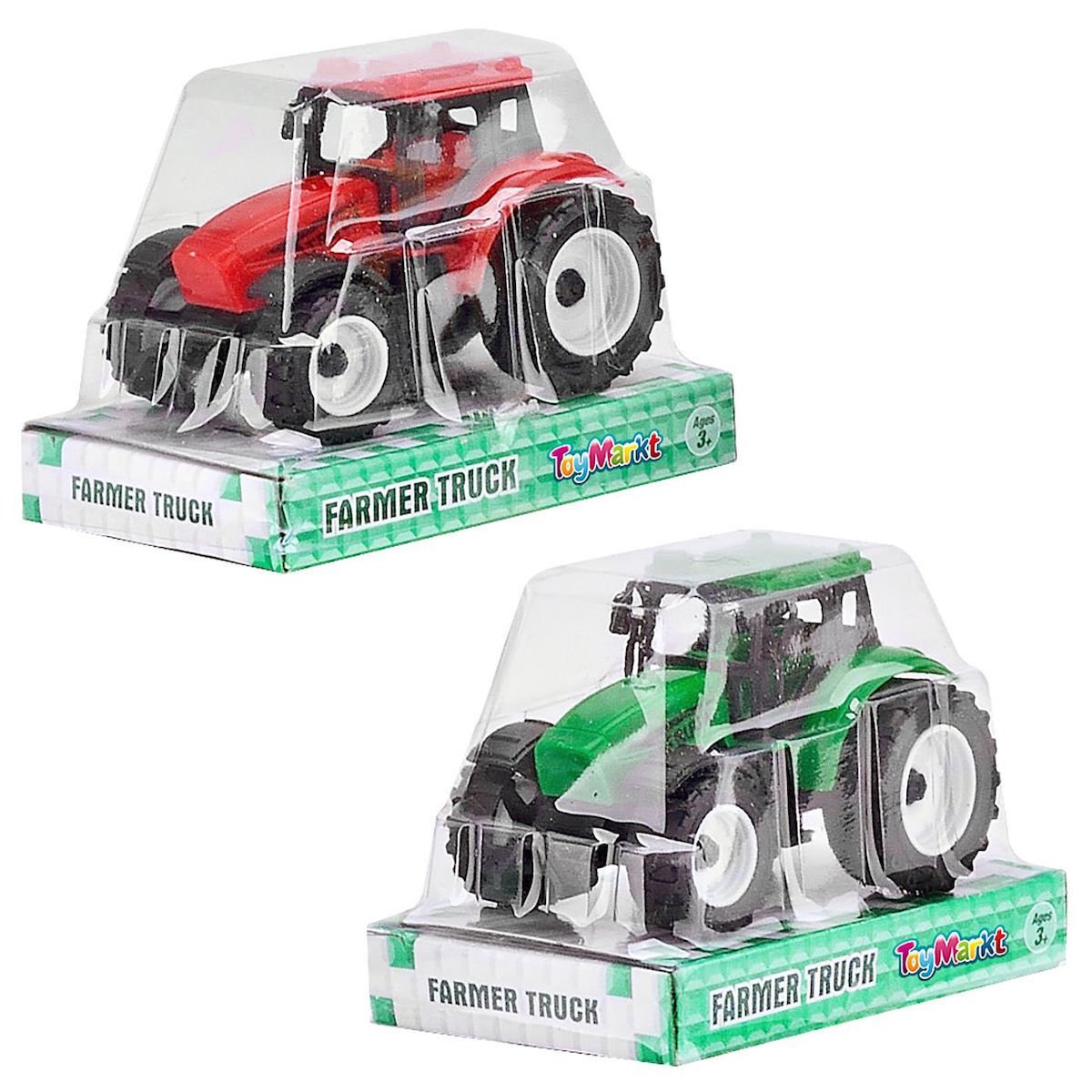 ToyMarkt Τρακτέρ Pull Back για 3+ Ετών (Διάφορα Σχέδια) 1τμχ 902339