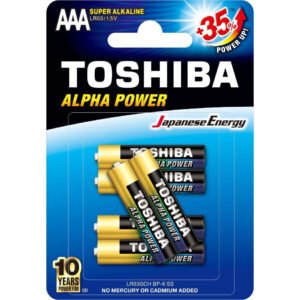 Toshiba Alpha Power Αλκαλικές Μπαταρίες AAA 1.5V 6τμχ