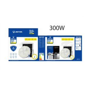 Jortan Κρεμαστό Ηλιακό Φωτιστικό 300W με Τηλεχειριστήριο 36x9x31εκ. JT-G300W