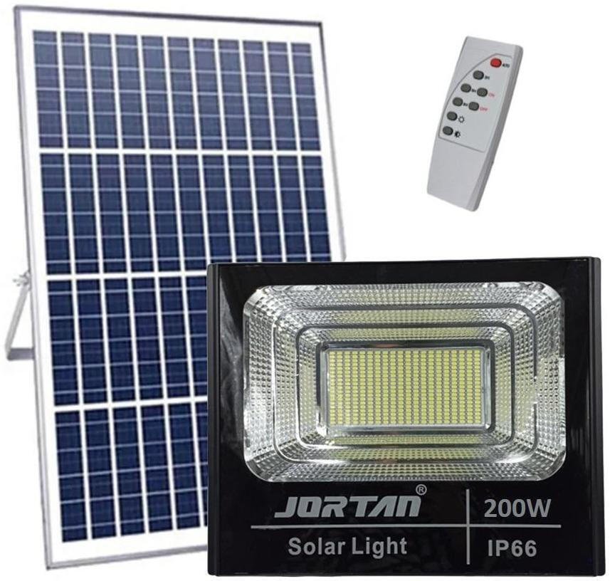 Ηλιακός Προβολέας LED 200W με Τηλεχειριστήριο PP68