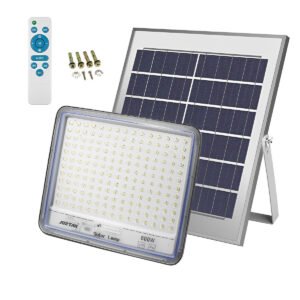 Jortan Στεγανός Ηλιακός Προβολέας LED 800W Ψυχρό Λευκό 6500K με Τηλεχειριστήριο IP66 JT-BS800W-TFTZ