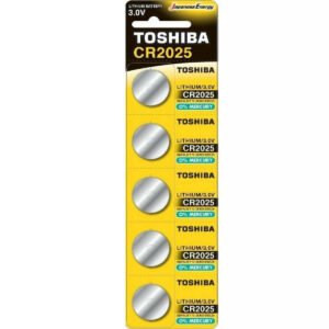 Toshiba Μπαταρίες Λιθίου Ρολογιών C2025 3V 5τμχ