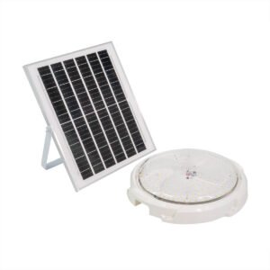 Jortan Κρεμαστό Ηλιακό Φωτιστικό 200W 1000lm Ψυχρό Λευκό 6000K με Φωτοκύτταρο και Τηλεχειριστήριο IP44 35x35εκ. TYNXDD200W