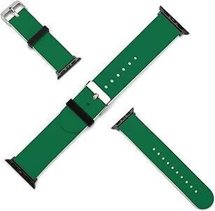 Apple watch band silicone strap breathable green