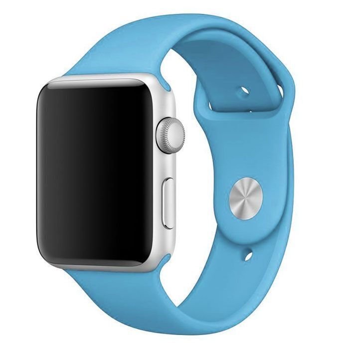 Silicone strap soft large blue 42-44-45-49mm
