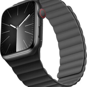 Silicone strap soft large black 42-44-45-49mm