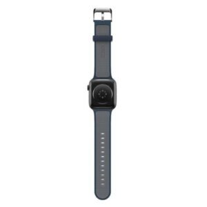 Apple watch band silicone strap breathable grey