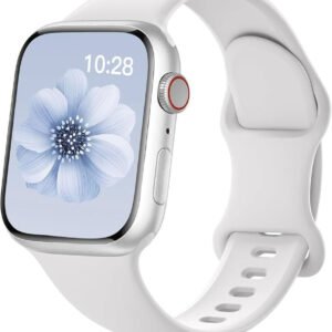 Apple watch band silicone strap white