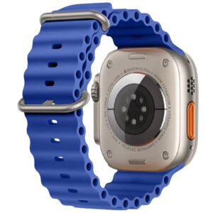 Silicone strap soft small blue 38-40-41mm