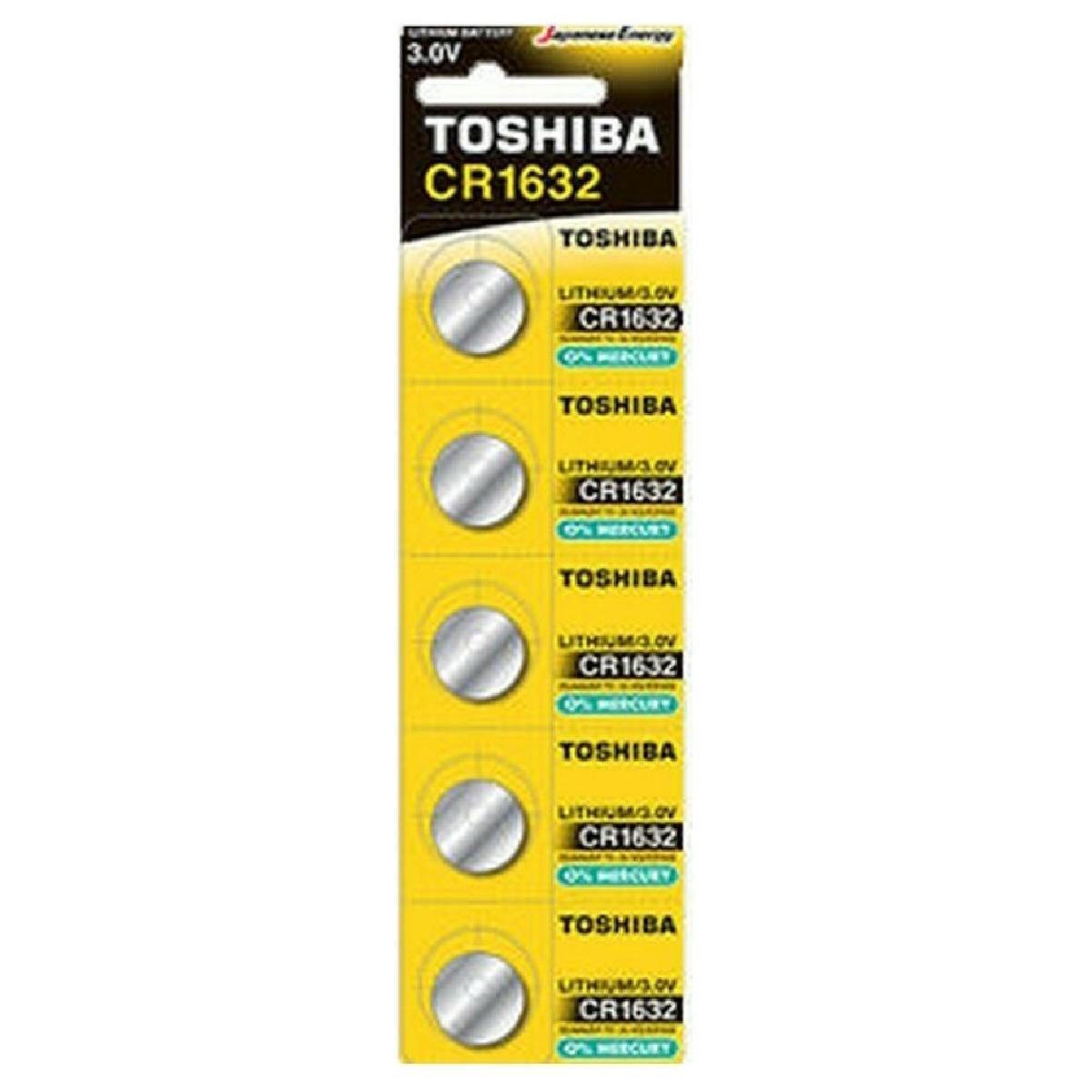 Toshiba CP-5C Μπαταρίες Λιθίου Ρολογιών CR1632 3V 5τμχ