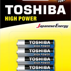 Toshiba High Power Αλκαλικές Μπαταρίες AAA 1.5V 4τμχ
