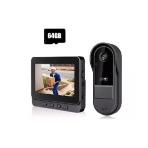 SPV Σύστημα Θυροτηλεόρασης 1080p με οθόνη 4.3" μαύρο