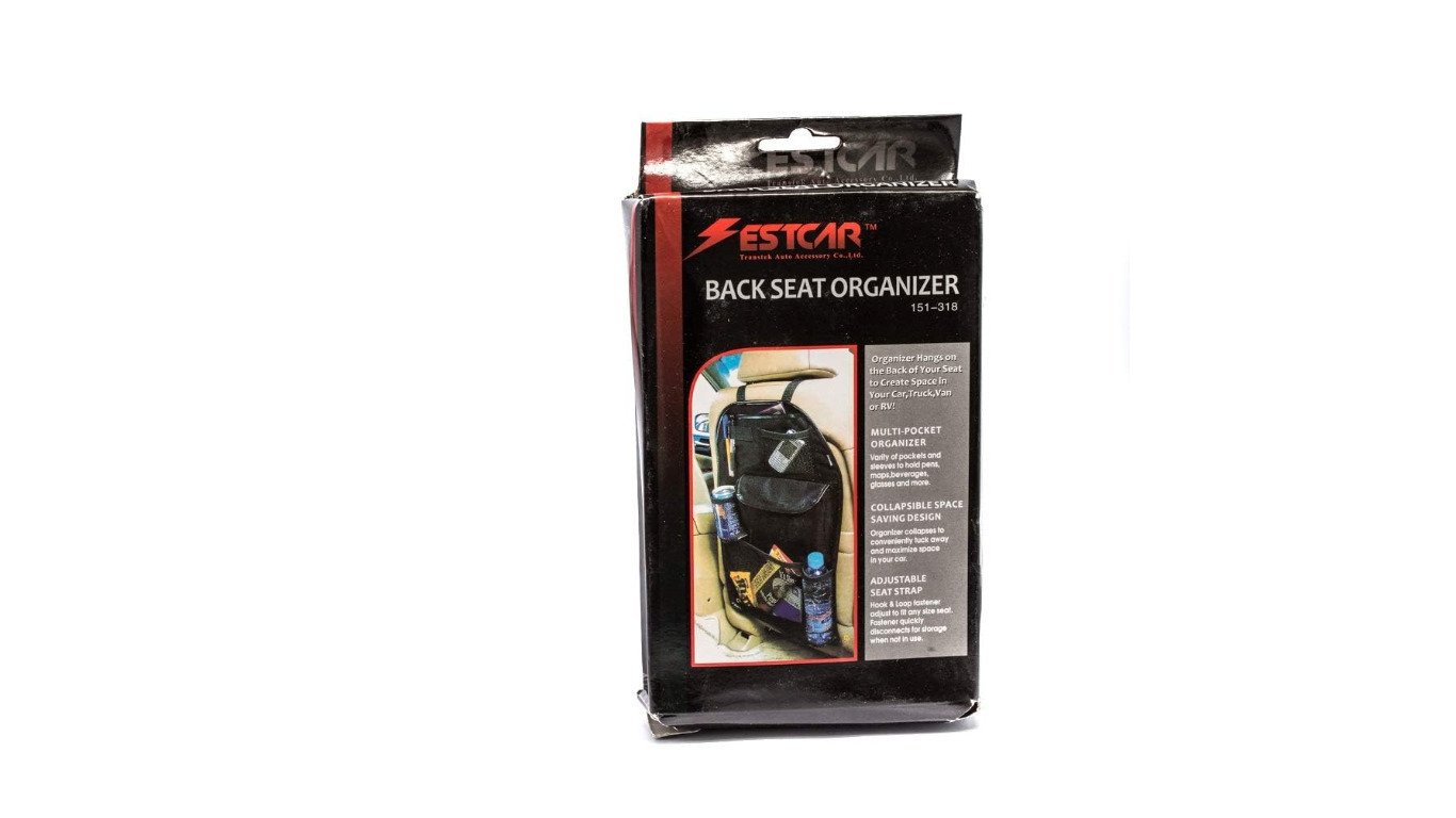 SPV Estcar Car back seat organizer Θήκη οργάνωσης για το κάθισμα μαύρη