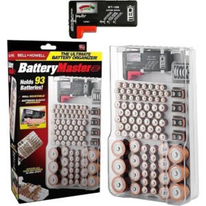 Battery Master Επιτοίχια Θήκη 93 Μπαταρίες Ελεγκτή Μπαταριών