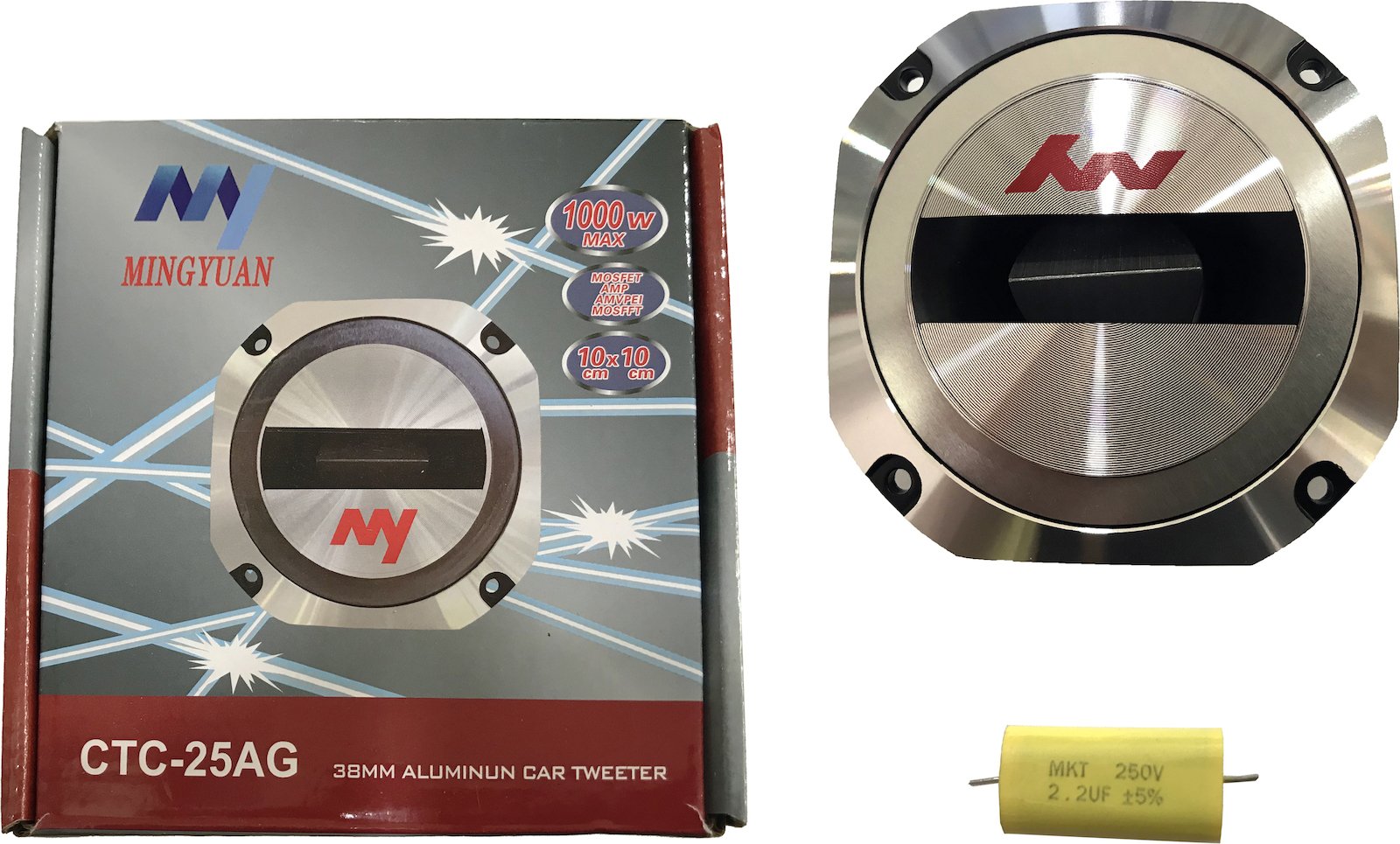 Tweeter Αυτοκινήτου Στρογγυλό CTC-25AG 93dB CTC-25AG