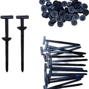 SPV T Πλαστικά δεματικά καλωδίων μαύρα 95x95mm