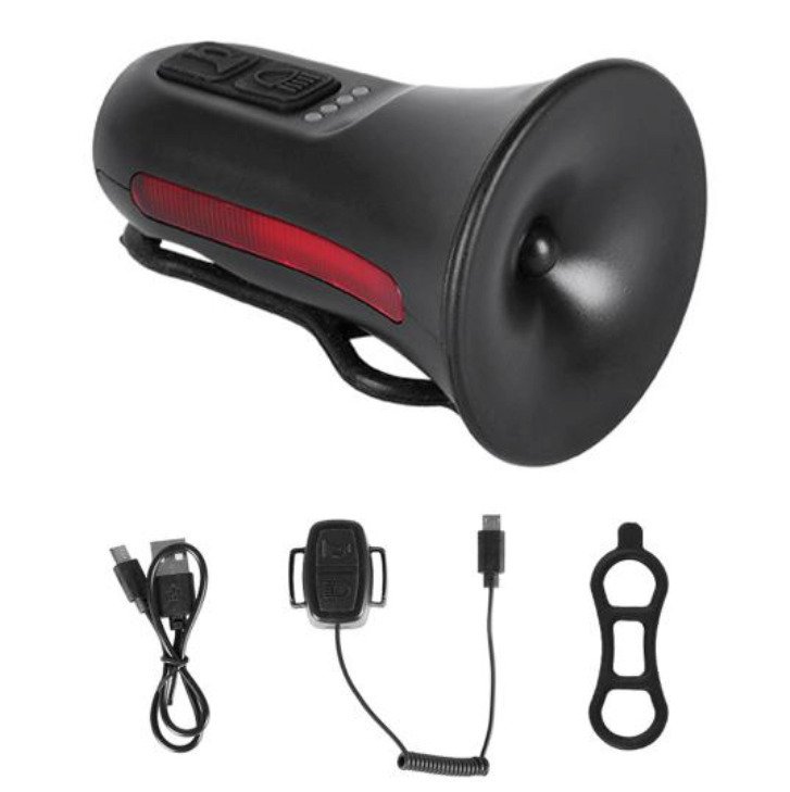 SPV T Ηλεκτρική Κόρνα Ποδηλάτου 120dB Με Φως LED & USB Φόρτιση