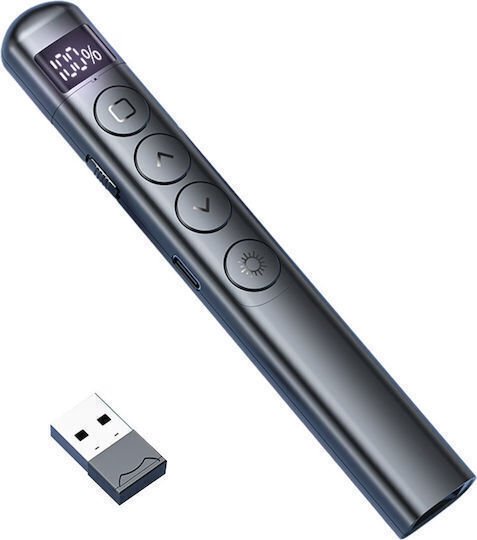 SPV Remote Wireless USB Presenter Laser Pointer Clicker For Power Point Ασύρματο USB Χειριστήριο Παρουσιάσεων με Laser Pointer για PowerPoint – Μαύρο