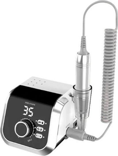 SPV Τροχός Νυχιών Ρεύματος 5W Λευκός 45000 Στροφών με Πεντάλ