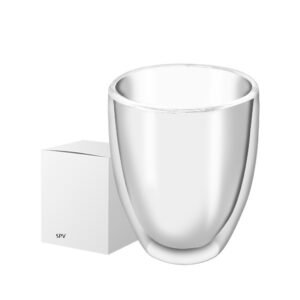 SPV TS Κούπα Διπλό Γυαλί Double-Walled Glass 12×8cm