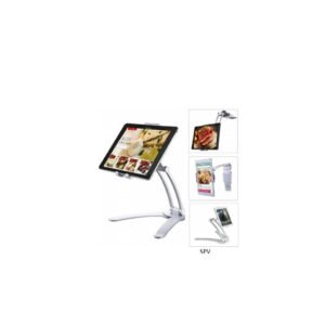 SPV S Universal Βάση Γραφείου 2 σε 1 για Tablet έως 10.5" – Ρυθμιζόμενη Desktop Stand Ασημί