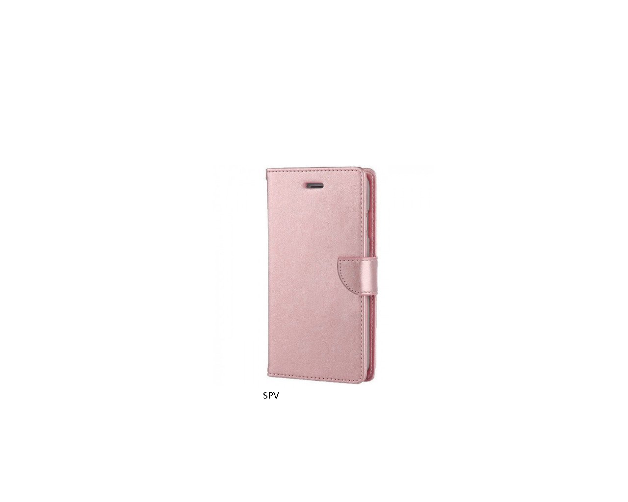 SPV L Θήκη Βιβλιαράκι Ροζ Xρυσο Wallet