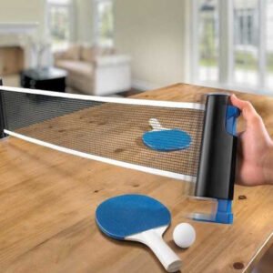 SPV T Σετ φορητό ping pong με φιλέ και ρακέτες