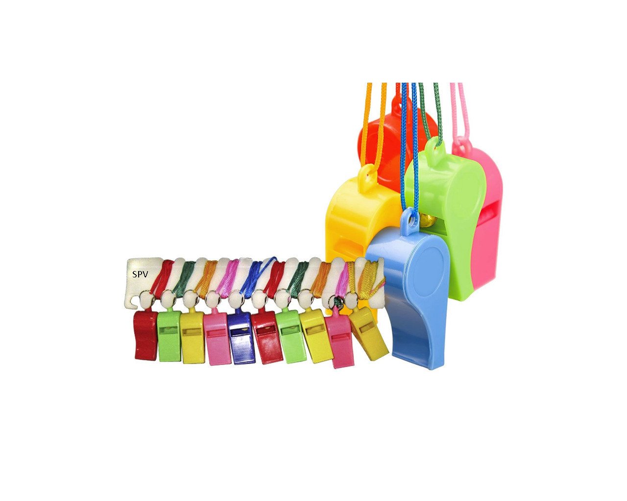 SPV TS Σφυρίχτρα Πλαστική με Κορδόνι Plastic Whistle 24TMX