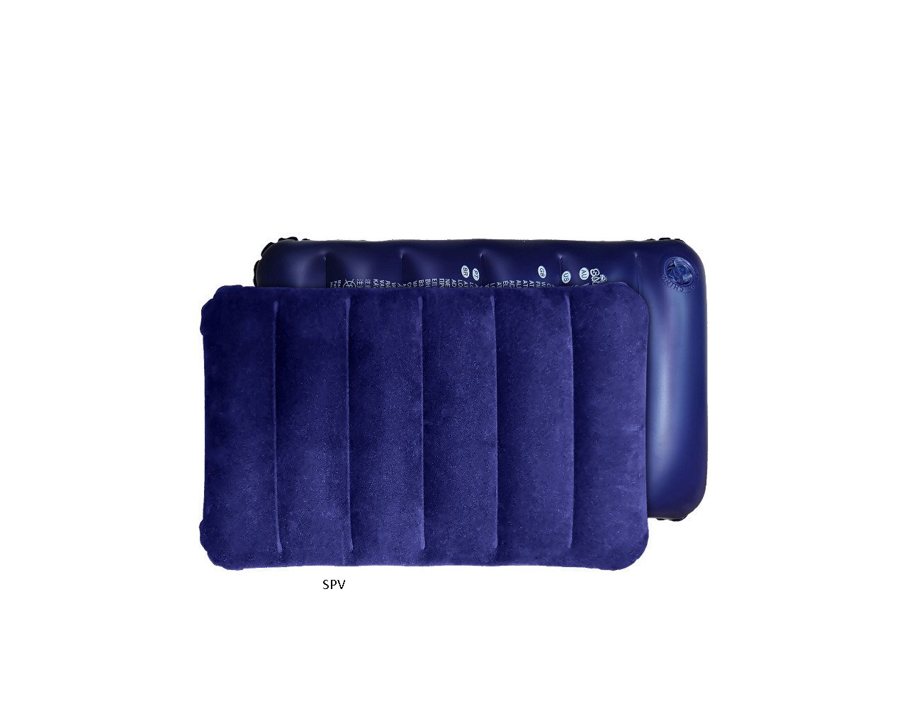 SPV TS Μαξιλάρι Φουσκωτό Βελουτέ Inflatable Velour Pillow 46x28cm