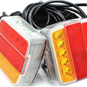 SPV T Σετ φώτων LED για ρυμούλκηση αυτοκινήτου και τρέιλερ με μαγνήτη 12/24V 2 τεμάχια