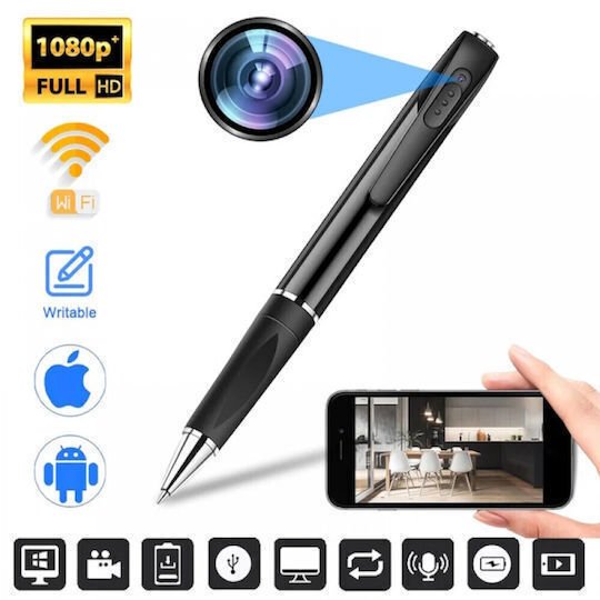 SPV T Κρυφή κάμερα WiFi 1080p με υποδοχή κάρτας μνήμης και ανιχνευτή κίνησης