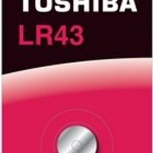 Toshiba Αλκαλική Μπαταρία Ρολογιών LR43 1.5V 1τμχ